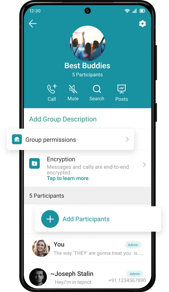 Manage Group Profile, Effortlessly.